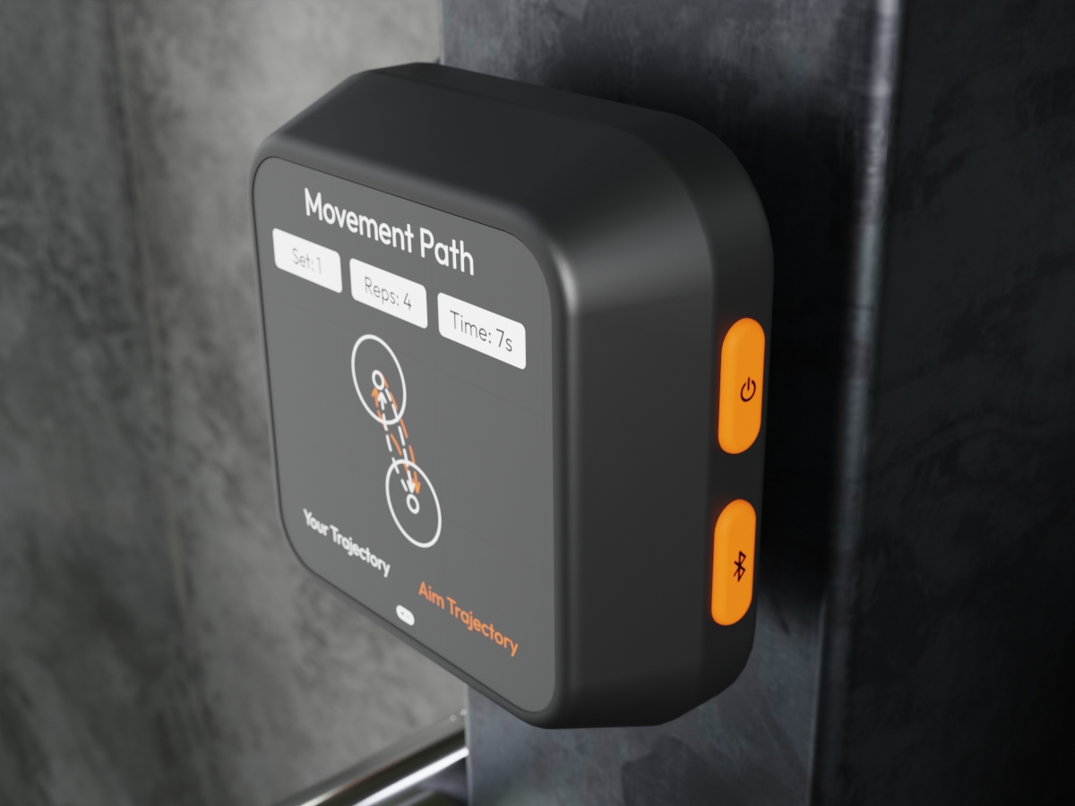 Close up of the CHK BOX device