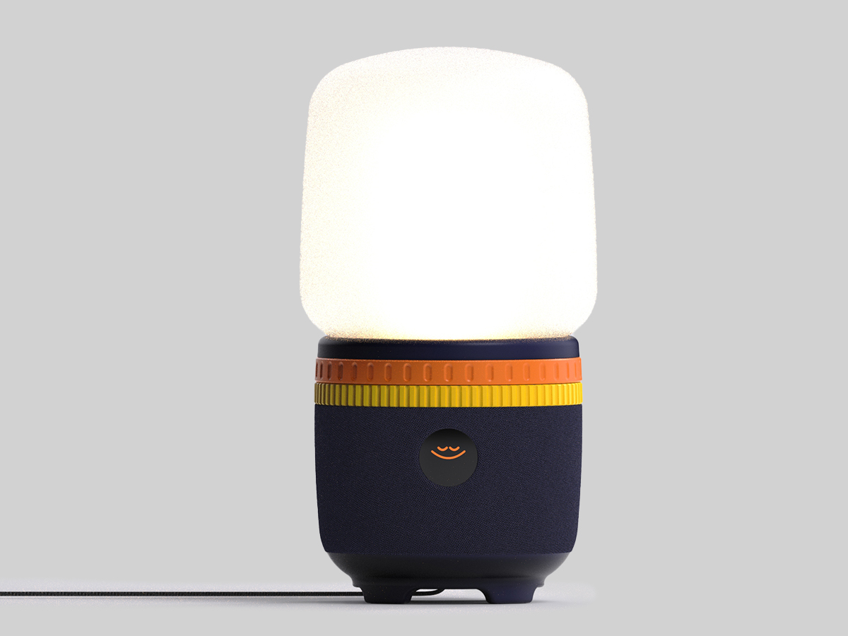 Smart lamp render.