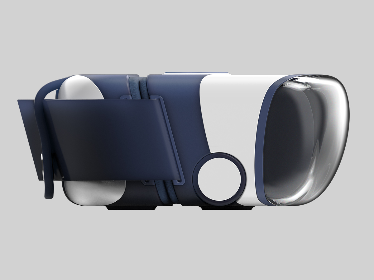 Device from a left sided projection